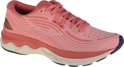 Atlete vrapimi Mizuno Wave Skyrise 4 W, stof, sholle Wave, rozë