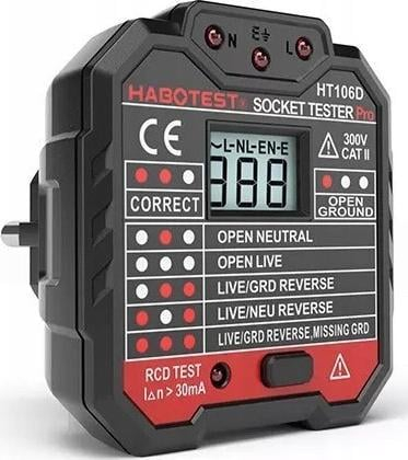 Testues prizash Habotest HT106D, ekran dixhital, matje tensioni, portokalli