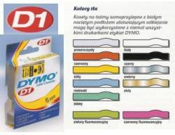 Shirit etiketime Dymo D1 53719, 24mm, tekst i zi në të gjelbër