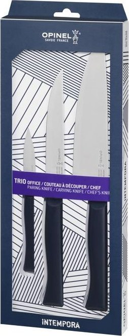 Set thikash kuzhine Opinel Intempora Trio, çelik inoks, 3 copë, blu