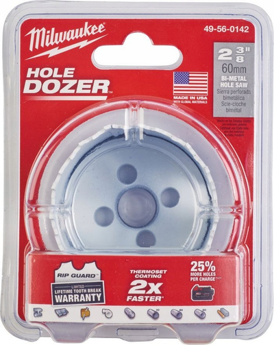 Sharrë rrethore Milwaukee HOLE DOZER, 5", Bi-Metal, e bardhë