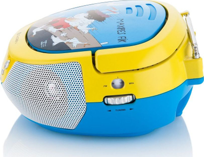 Radio portative GoGEN MAXI, USB AUX, me mikrofon karaoke, blu