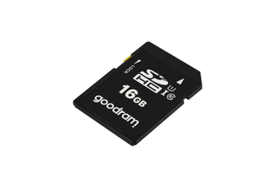 Kartë memorie GoodRam S1A0 SDHC, 16GB, Class 10 UHS I U1, e zezë
