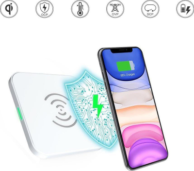 Karikues wireless CT-T511-S, 10W, USB, i zi