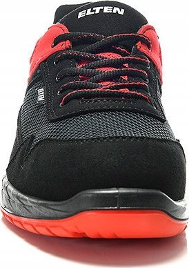 Këpucë sigurie ELTEN LONNY Red Low 729521, S1P ESD, me hundë çeliku, të zeza me të kuqe, nr 35