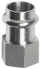 Bashkues kalimi Sanha NiroSan, 42 mm, fileto femër Rp 1 1/2, çelik inox