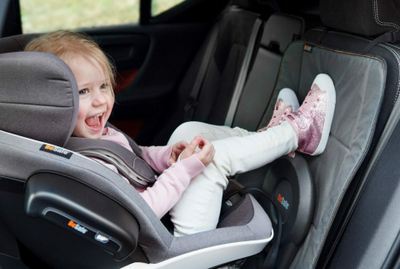 Mbrojtës sedilje veture BeSafe Car Seat Protector, universal, ISOfix, gri i errët