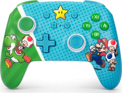 Kontroller PowerA Enhanced Super Star Friends, wireless, shumëngjyrësh