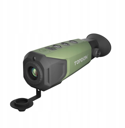 Monokular termik TOPDON TS004, distancë 410 m, ekran OLED 1024x768, bateri 5000mAh, IP67, i zi