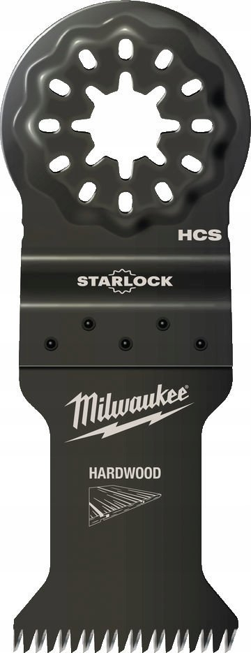 Teh zhytës multifunksional Milwaukee Starlock Bi-Metal, 35mm, për dru dhe plastikë, i zi