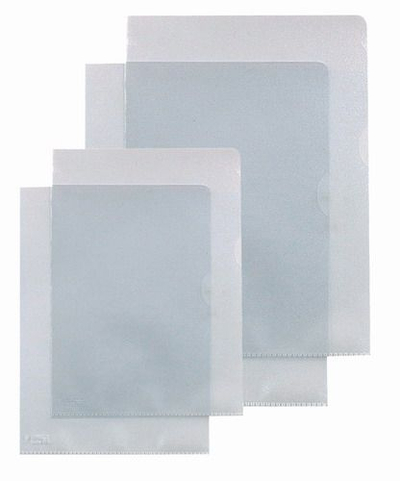 Dosje plastike transparente Esselte Clear Folder A4, set 100 copë, transparente