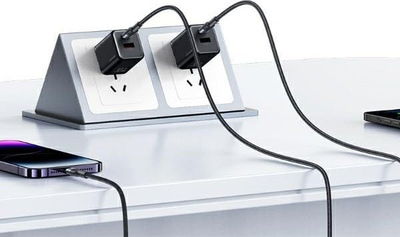Kabllo USB Usams USB C në USB C SJ729, 1.2m, USB 3.2 Gen 1, 30W, e zezë