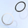Unazë magnetike Baseus Halo Series, për MagSafe, çelik inox, argjend
