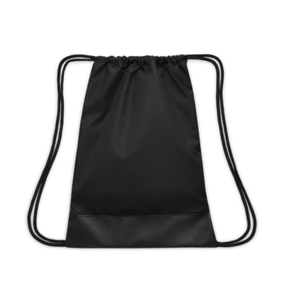 Çantë sportive Nike Brasilia Gym Sack, me kordelë, xhep me zinxhir, e zezë