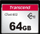 Kartë memorie Transcend CFX602, 64GB, CFast 2.0, e zezë
