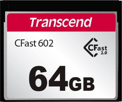 Kartë memorie Transcend CFX602, 64GB, CFast 2.0, e zezë