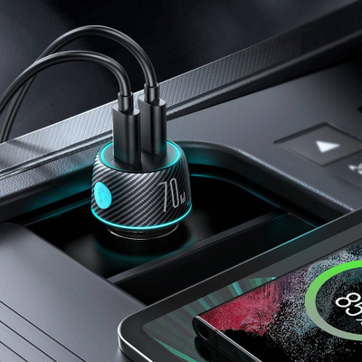Karikues makine Joyroom JR-CCN02, 2x USB C, 70W, i zi