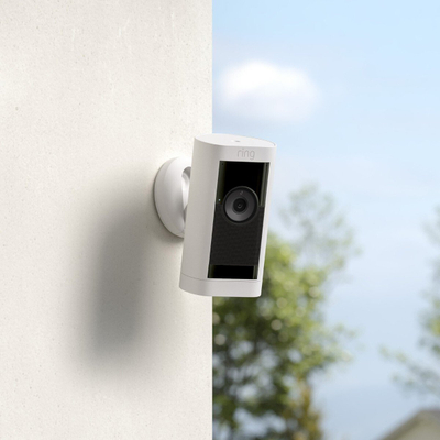Kamerë sigurie Ring Stick Up Cam Pro Battery, Wi‑Fi, Night Vision, e bardhë