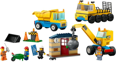 Set LEGO® City 60391 Construction vehicles and wrecking ball