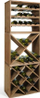 Raft vere Kesper Wine Bottle Shelving System 69244, 16 shishe, dru, kafe natyrale