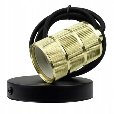 Lampë varëse tavani Ecolight Pendant, 2m, E27, ngjyrë ari