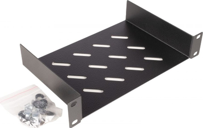 Rafte i fiksuar për kabinet rrjeti LevelOne Equip 280612 EZFS-10-1-20-B, 10", 1U, i zi