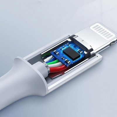 Kabllo Ugreen US171 USB C në Lightning, 0.25m, 36W, e bardhë