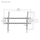 Mbajtëse për TV Brateck LP73-69T, 60"-120", 120 kg