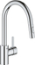 Rubinet kuzhine Grohe Eurosmart Cosmopolitan 31481001, gryke e naltë, dush i tërheqshëm, krom