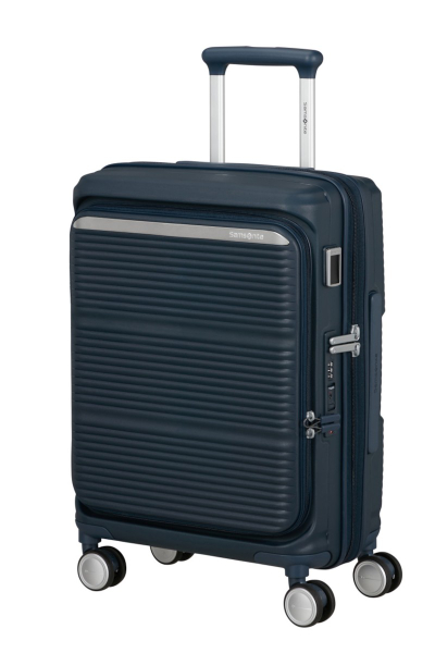 Valixhe Hard Me 4 Rrota Samsonite Paralux Ngjyrë Blu