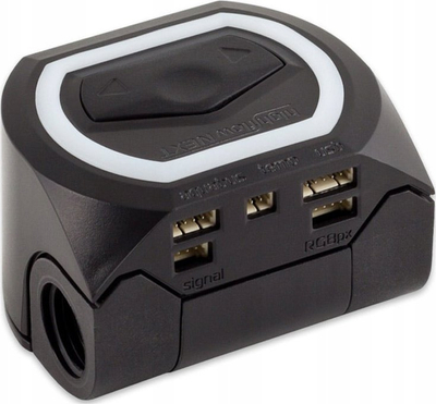 Sensor rrjedhje uji Aquacomputer High Flow NEXT G1/4, ekran OLED, RGB, i zi