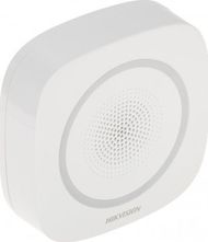 Sirenë e brendshme pa tela Hikvision AX PRO DS-PS1-I-WE, 868MHz, dritë blu