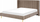 Shtrat Beliani Villette Velvet, 180 x 200 cm, Super King, ngjyrë taupe