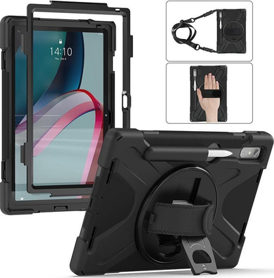 Kuti mbrojtëse AUSTIN Defender Case për Lenovo, material i fortë, dizajn i qëndrueshëm, e zezë