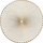Napesë zbukuruese Zeller Mandala, rrumbullake, PVC, e bardhë