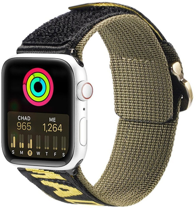 Rripi Dux Ducis Sport Velcro për Apple Watch 42/44/45/46/49MM, i gjelbër