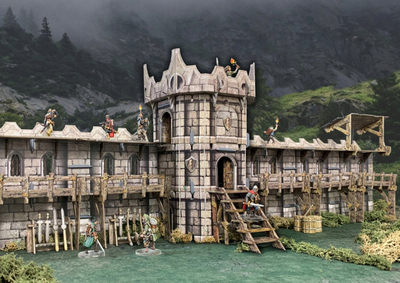 Teren loje Battle Systems Citadel Tower, set skenografie 28–35mm, karton i printum, shumëngjyrësh