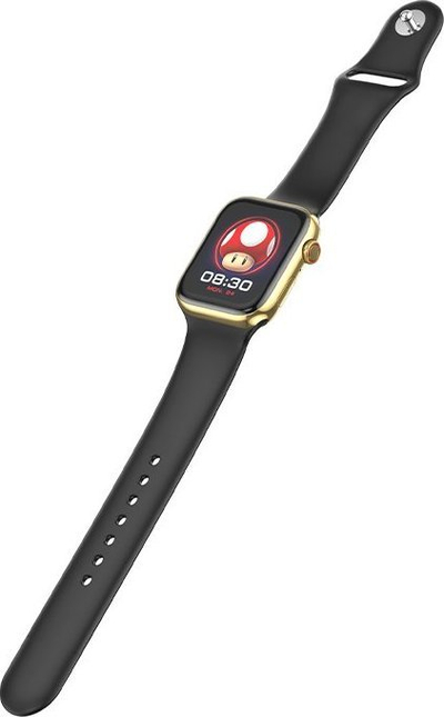 Ora e zgjuar Borofone BD1, me Bluetooth, mat aktivitetin, ngjyrë ari i artë