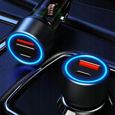 Karikues makine Dudao R4T, 30W, USB A edhe USB C, gri