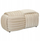 Stol velvet Softy Cream Bench, 90x45x45 cm, krem