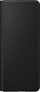 Mbështjellëse lëkure me kapak për Samsung Galaxy Z Fold 3, e zezë