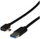 Kабел USB 3.2 Gen1 Delock, Type A во Type C 90°, 3m, 5 Gbit/s, црн