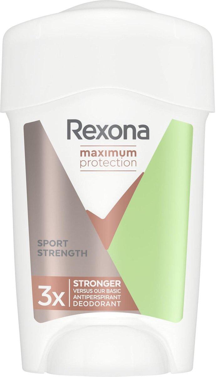 Deodorant Rexona Cream Maximum Protection Sport Strength, 45 ml 2