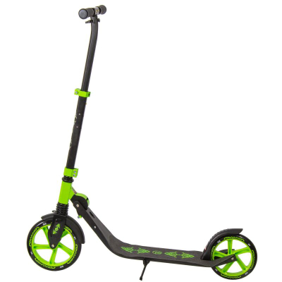 Trotinet PowerBlade Ornament për të rritur, palosës, i zi me jeshile