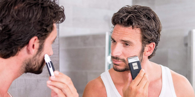 Brisk elektrik udhëtimi Wahl Travel Shaver, pa kabllo, i rikarikueshëm, i zi