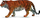 Фигура играчка Collecta Siberian Tiger XL, за деца, многуобојна