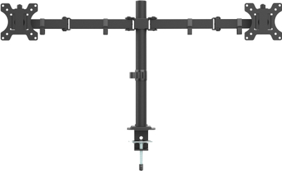 Mbajtës monitori CABLETECH UCH0220, për 2 monitorë 13"-32", rrotullim 360°, i zi mat