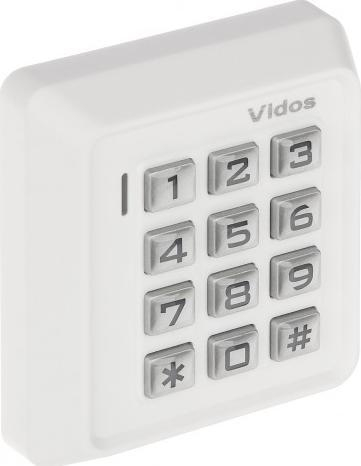 Bravë me kod Vidos ZS40W, lexues RFID, për përdorim të brendshëm, e bardhë