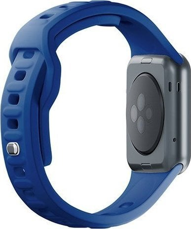 Rrip silikoni 3mk për Apple Watch, 38 40 41 mm, blu