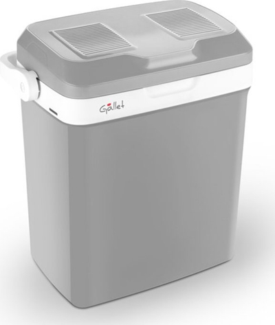 Frigorifer portativ makine Gallet GALMC18, 18L, ftoh edhe ngroh, 12V, gri